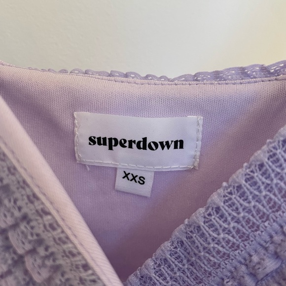 Superdown Carissa lace mini dress in lavender - Picture 7 of 7